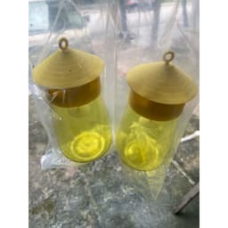 Lồng bẫy ruồi vàng kèm tinh dầu dẫn dụ ,lồng bẫy côn trùng gây hại cho hoa màu không độc hại 1