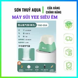 Máy sủi oxy núi lửa cao cấp YEE có sẵn dây sủi, đá sủi, máy sủi oxy siêu êm, tiết kiệm điện 3
