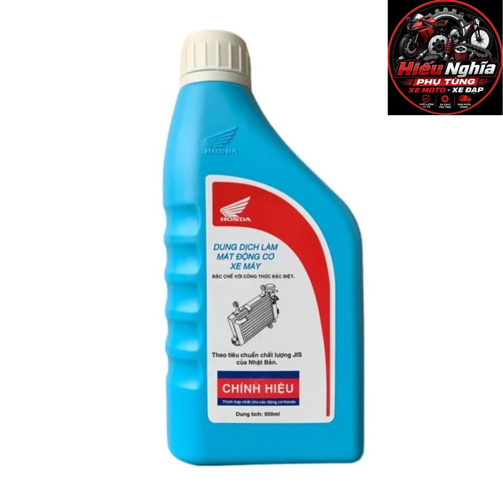 Nước Làm Mát Xe Máy Honda Chính Hãng 500ml Thay Thế Định Kỳ Cho Các Dòng Xe Ga, Xe Số