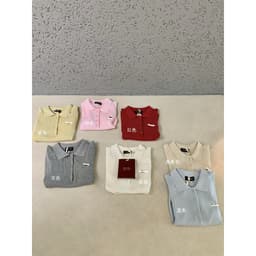 𝑨𝒏𝒏 𝑺𝒕𝒖𝒅𝒊𝒐  𝐖𝐆𝐖𝐄/ Áo Len Mongtoghi Cổ Polo Thêu Cá Sấu 10323, Áo Len Tăm Nữ Cổ Bẻ Tay Ngắn Ôm Dáng Hàn Quốc 3
