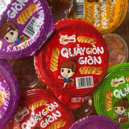 Snack Quẩy Giòn Giòn Thiên Long Lốc 30 Hộp siêu ngon cho bé Ăn Vặt Food Thức Ăn 3