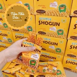 Sỉ thùng 30 gói mì ăn liền shogun, mì ăn liền trẻ em tẩm vị shogum gói 18g,mì ăn liền phô mai ăn vặt siêu ngon Cay Miến 1