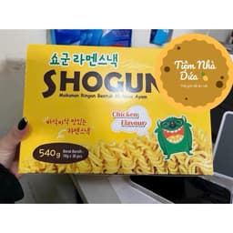 Sỉ thùng 30 gói mì ăn liền shogun, mì ăn liền trẻ em tẩm vị shogum gói 18g,mì ăn liền phô mai ăn vặt siêu ngon Cay Miến 5