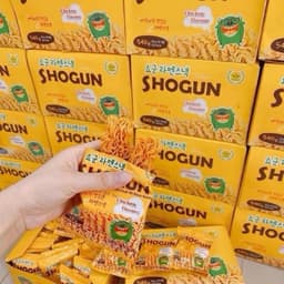 Sỉ thùng 30 gói mì ăn liền shogun, mì ăn liền trẻ em tẩm vị shogum gói 18g,mì ăn liền phô mai ăn vặt siêu ngon Cay Miến 4