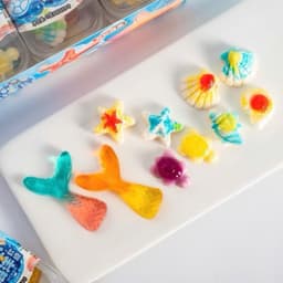 Khay 20 hộp kẹo dẻo sinh vật biển nhiều hình mix vị trái cây, kẹo dẻo trái cây hình sinh vật biển siêu ngon 3