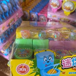 Khay 20 cái Kẹo Mút bồn cầu siêu hot( sỉ đồ chơi, đồ ăn vặt) Candy Chua Snack 4