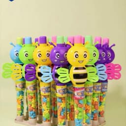 Khay 20c kẹo kèm Còi Ong siêu dễ thương, đồ chơi kèm kẹo cho bé 2