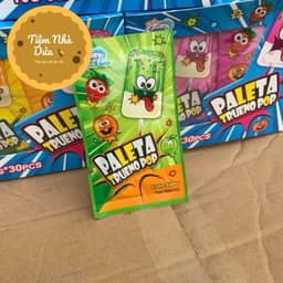 Sỉ ( Hộp x 30g ) Kẹo Mút Kem Nổ Trong Miệng PALETA TRUENO POP Siêu Ngon Hấp Dẫn, Ăn Vặt Cổng Trường Food 2