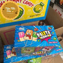 Sỉ ( Hộp x 30g ) Kẹo Mút Kem Nổ Trong Miệng PALETA TRUENO POP Siêu Ngon Hấp Dẫn, Ăn Vặt Cổng Trường Food 3