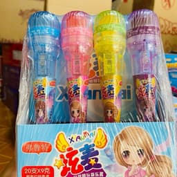 Sỉ vỉ 20  kẹo micro kèm đèn, kẹo đồ chơi micro kẹo mút, kẹo mút đồ chơi micro Toy 8