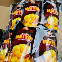 Sỉ bịch 12 gói bim bim mái tôn Ăn Cùng bà Tuyết hàng chuẩn, bim bim mái tôn,mái gói, bim bim mái bờ Snack Food 1