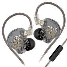 (Gear Việt) Tai Nghe nhét tai In Ear IEM KZ EDX Lite Chất Âm HIFI Khử Tiếng Ồn QDC C Pin Cáp Tháo Rời Jack 3.5mm 3