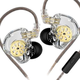 (Gear Việt) Tai Nghe nhét tai In Ear IEM KZ EDX Lite Chất Âm HIFI Khử Tiếng Ồn QDC C Pin Cáp Tháo Rời Jack 3.5mm 2