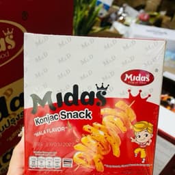 Hộp 20 gói mực chay Midas Konjac vị cay tê-28gr/gói siêu ngon chính hãng 2