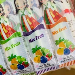 Bịch 65 gói kẹo tăm lạnh que ăn vặt, kem lạnh que ăn vặt sỉ ăn vặt cổng trường Snack Chua Food Candy 5