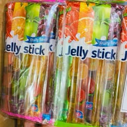 Bịch 20 gói x6 que thạch ống vị trái cây mix, thạch que vị trái cây gói 6 cái Ăn Vặt Food Snack 3