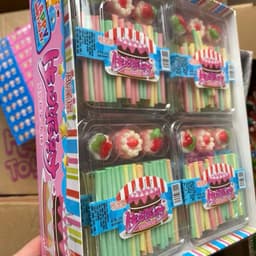 Sỉ Hộp 20 khay kẹo tăm lạnh nến sinh nhật Siêu nhiều cho bé Candy Snack Chua Snack Chua 2