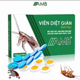 Viên Diệt Gián Sinh Học AMB, Diệt Tận Gốc Tất Cả Loại Gián Hiệu Quả An Toàn Không Mùi Công Nghệ Sinh Học Thông Minh - QV 5