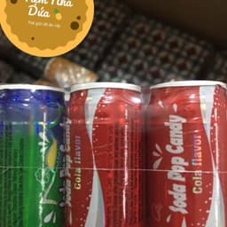 Sỉ Kẹo C (vỉ x 30 lon) Hình Lon Coca / Soda Pop Candy Hình Lon Nước Ngọt 3