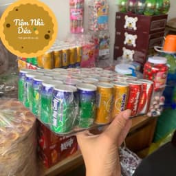 Sỉ Kẹo C (vỉ x 30 lon) Hình Lon Coca / Soda Pop Candy Hình Lon Nước Ngọt 1