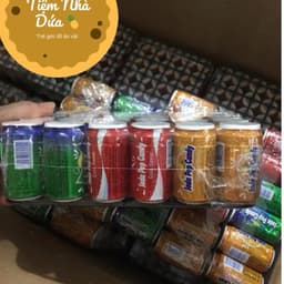 Sỉ Kẹo C (vỉ x 30 lon) Hình Lon Coca / Soda Pop Candy Hình Lon Nước Ngọt 2