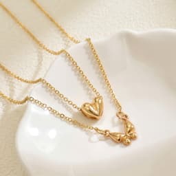 Ocean Charm Set 2 Dây Chuyền Vòng Cổ Nữ Trái Tim & Bướm Xinh  – Phụ Kiện Trang Sức Nữ Tính Sang Trọng 8
