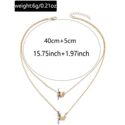 Ocean Charm Set 2 Dây Chuyền Vòng Cổ Nữ Trái Tim & Bướm Xinh  – Phụ Kiện Trang Sức Nữ Tính Sang Trọng 9