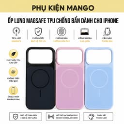 Ốp Lưng iPhone MagSafe TPU Cao Cấp Chống Bẩn, Chống Sốc  - Full Dòng 1