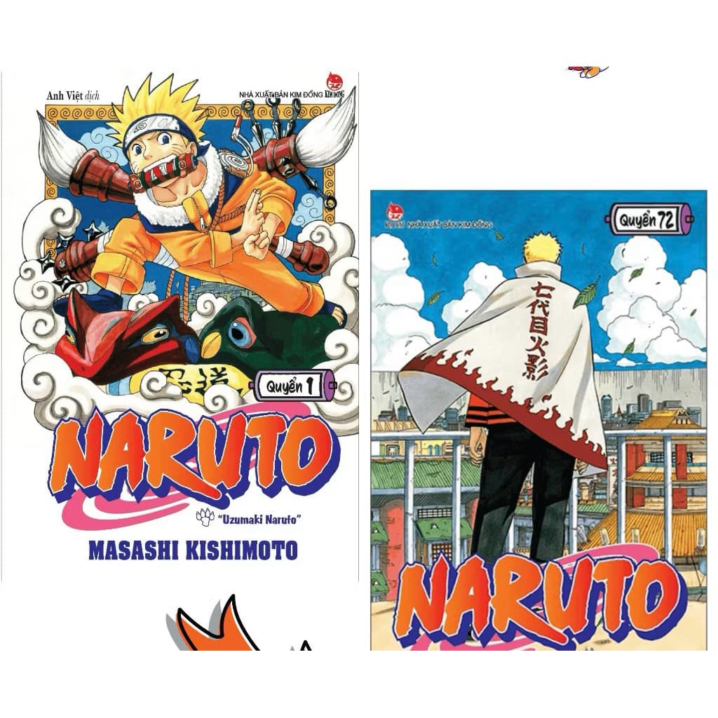 (new) Full bộ 72q vở naruto tập 1-72 tái bản
