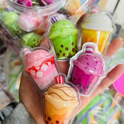 Hộp 100c kẹo dẻo trà sữa lạnh siêu ngon cho bé, kẹo dẻo trà sữa mát mát lạnh lạnh siêu hot 4