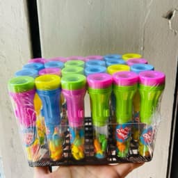 Lốc 24 cái đèn chiếu hình kèm kẹo siêu hot cho bé, kẹo kèm đèn pin chiếu hình siêu hot 2