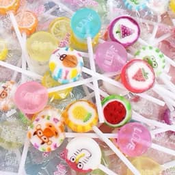 sỉ bịch kẹo mút nhí trái cây, kẹo mút mini nhiều hình trái cây siêu ngon cho bé gói 300 gam 4