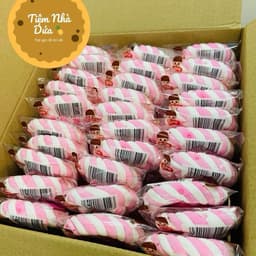 Sỉ Hộp 30 que kẹo dẻo bông trái tym to siêu ngon, có thể dùng trang trí quà tặng Candy Ngọt Snack Food Chua Ăn Vặt 2