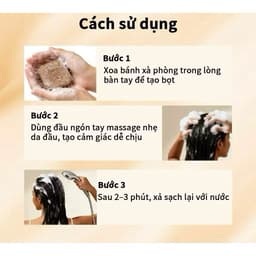 XÀ PHÒNG GỘI ĐẦU THẢO MỘC HÀ THỦ Ô – LÀM SẠCH DA ĐẦU, DƯỠNG TÓC MỀM 3