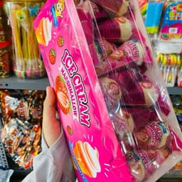 Giá sỉ Hộp 30 Chiếc kẹo dẻo kem ốc quế dâu, xoài siêu ngon cho bé 3