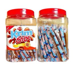 [Hũ 100 que] Kẹo sữa mềm mix vị Krim Stix siêu hot hit, vị phô mai, Socola, Mix nhiều vị hot hot 2