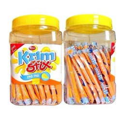 [Hũ 100 que] Kẹo sữa mềm mix vị Krim Stix siêu hot hit, vị phô mai, Socola, Mix nhiều vị hot hot 1