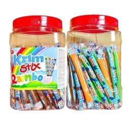 [Hũ 100 que] Kẹo sữa mềm mix vị Krim Stix siêu hot hit, vị phô mai, Socola, Mix nhiều vị hot hot 3