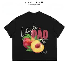 Áo thun BOXY Local Brand VEQISTU "Thay lời trái nói" Áo Thun Boxy Form Rộng Unisex Nam Nữ  250Gsm Cotton 6