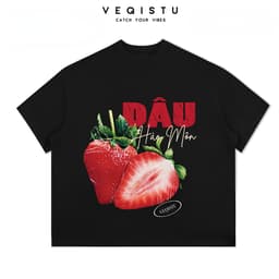 Áo thun BOXY Local Brand VEQISTU "Thay lời trái nói" Áo Thun Boxy Form Rộng Unisex Nam Nữ  250Gsm Cotton 2