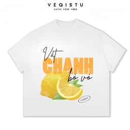 Áo thun BOXY Local Brand VEQISTU "Thay lời trái nói" Áo Thun Boxy Form Rộng Unisex Nam Nữ  250Gsm Cotton 3