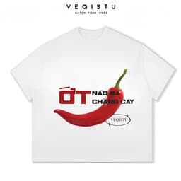 Áo thun BOXY Local Brand VEQISTU "Thay lời trái nói" Áo Thun Boxy Form Rộng Unisex Nam Nữ  250Gsm Cotton 7