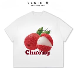 Áo thun BOXY Local Brand VEQISTU "Trái  Tính" Áo Thun Boxy Form Rộng Unisex Nam Nữ Tay Ngắn  250Gsm Cotton 4