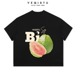 Áo thun BOXY Local Brand VEQISTU "Trái  Tính" Áo Thun Boxy Form Rộng Unisex Nam Nữ Tay Ngắn  250Gsm Cotton 5