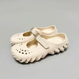 Dép sục mary jane echo nữ, giày sục đế răng cưa lót cao su chống trượt dáng ballet nữ tính tặng kèm charm, sticker 2