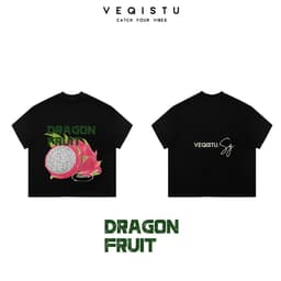 Áo thun BOXY Local Brand VEQISTU "Trái cây mùa hè" Áo Thun Boxy Form Rộng Unisex Nam Nữ  250Gsm Cotton 4