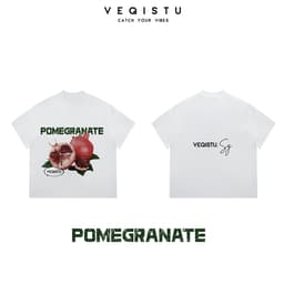 Áo thun BOXY Local Brand VEQISTU "Trái cây mùa hè" Áo Thun Boxy Form Rộng Unisex Nam Nữ  250Gsm Cotton 7