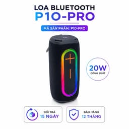 Loa Bluetooth P10-Pro 20W IPX5 Bass Mạnh - Loa Không Dây Pin 2000-4000mAh, USB/AUX/TF 1