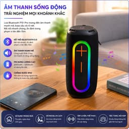 Loa Bluetooth P10-Pro 20W IPX5 Bass Mạnh - Loa Không Dây Pin 2000-4000mAh, USB/AUX/TF 2