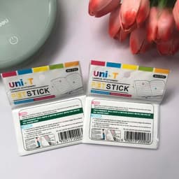Giấy phân trang nhựa 5 màu UniT F03 - Đánh dấu trang, note trình ký nilon 5 màu 3